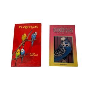 Budgerigars Books 2 Book Bundle Aviculture Parakeet Budgie Parrot Shell Parakeet